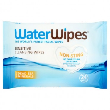 Water Wipes Sensitive Make-Up Remover Wipes 24s